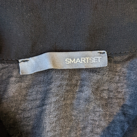 'Smart Set' Sheer Black Long Sleeve - Picture 7 of 8